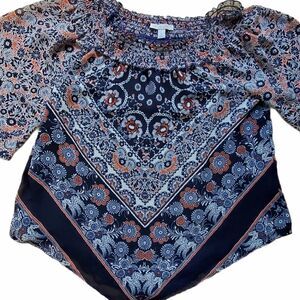 Westport 1962 Cold Shoulder Kerchief Top